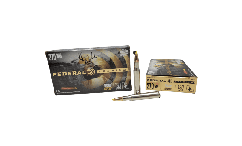 Federal Premium .270 Win 130 Grain Nosler Ballistic Tip 20 Rounds