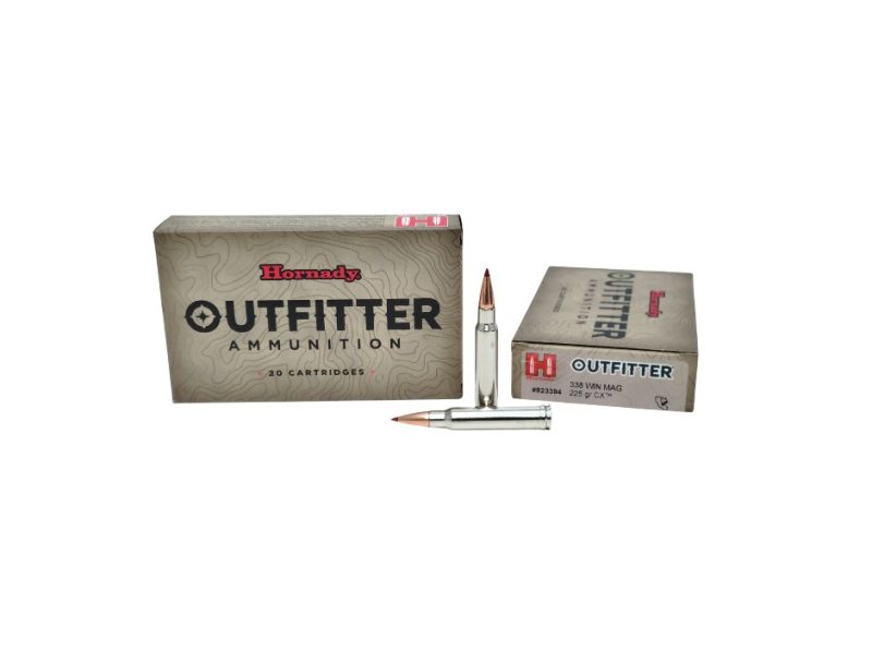 Hornady Outfitter .338 Win Mag 225 Grain CX lead free