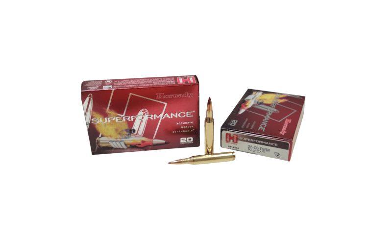 Hornady Superformance .25 06 Rem 90 Grain CX lead free