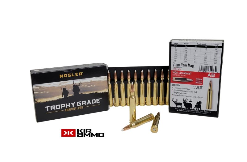 Nosler 7mm Rem Mag Trophy Grade 140 Grain AB SP scaled 1