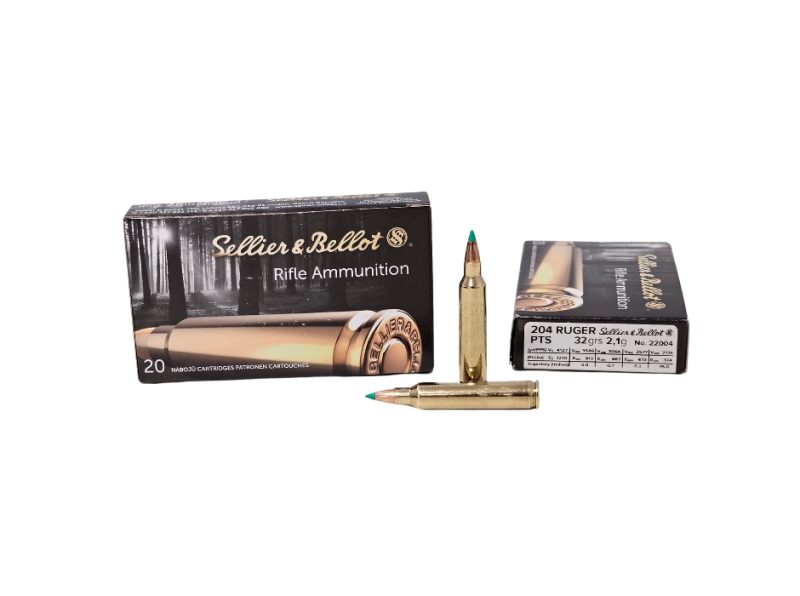 Sellier Bellot .204 Ruger 32 Grain Polymer Tip